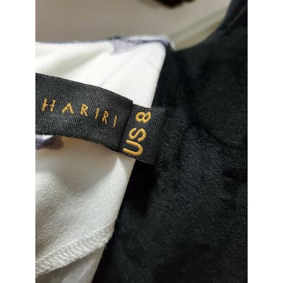 Ann Ahhariri Women Multicolor Polyester Round Neck Long Sleeve Maxi Dress Size 8 - Picture 10 of 11